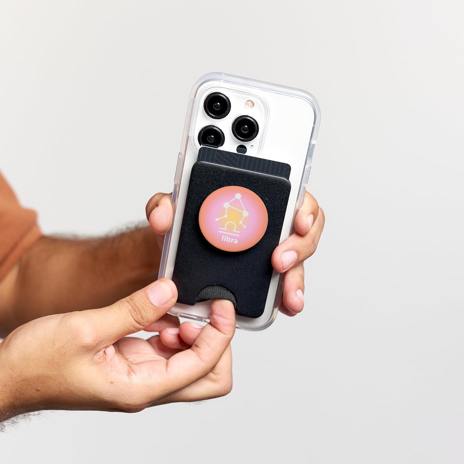 imagePopSockets Zodiac Phone Grip Libra Constellation PopSockets Adhesive PopGripMagnetic PopWallet