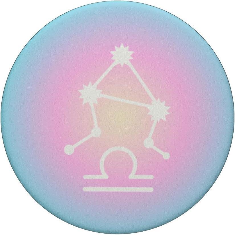 imagePopSockets Zodiac Phone Grip Libra Star Sign PopSockets Adhesive PopGripAdhesive PopGrip