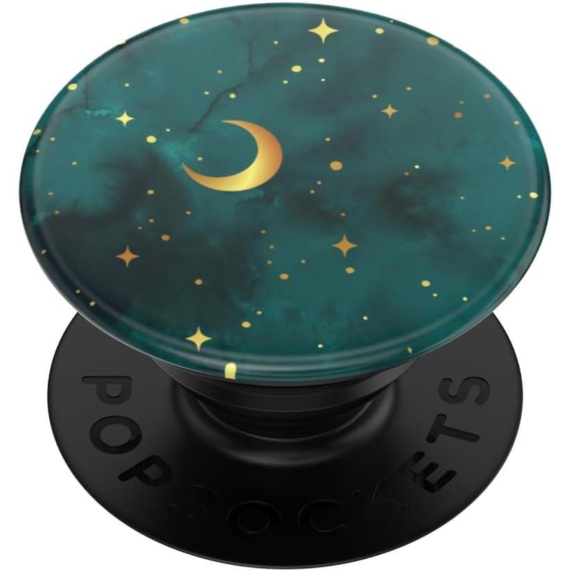 imagePopSockets Adhesive Phone Grip Holder Phone Stand Plantbased Translucent Comic KoiMystic Forest