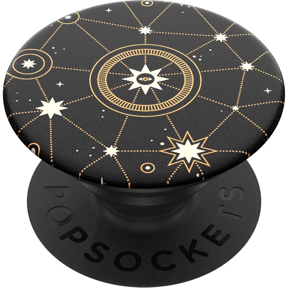 imagePopSockets Adhesive Phone Grip Holder Phone Stand Plantbased Translucent Comic KoiStar Chart