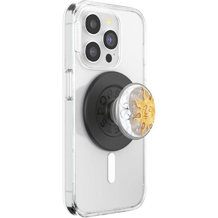 imagePopSockets Adhesive Phone Grip Holder Phone Stand Plantbased  Translucent Comic KoiTranslucent Sun and Moon