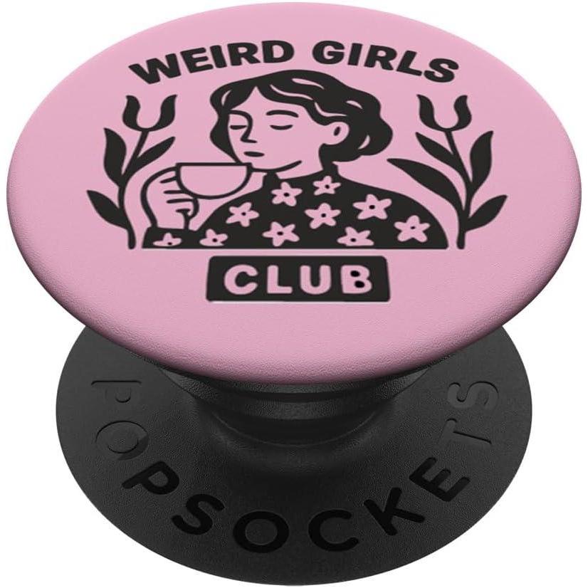 imagePopSockets Phone Grip Weird Girls Club PopSockets Adhesive PopGripAdhesive PopGrip