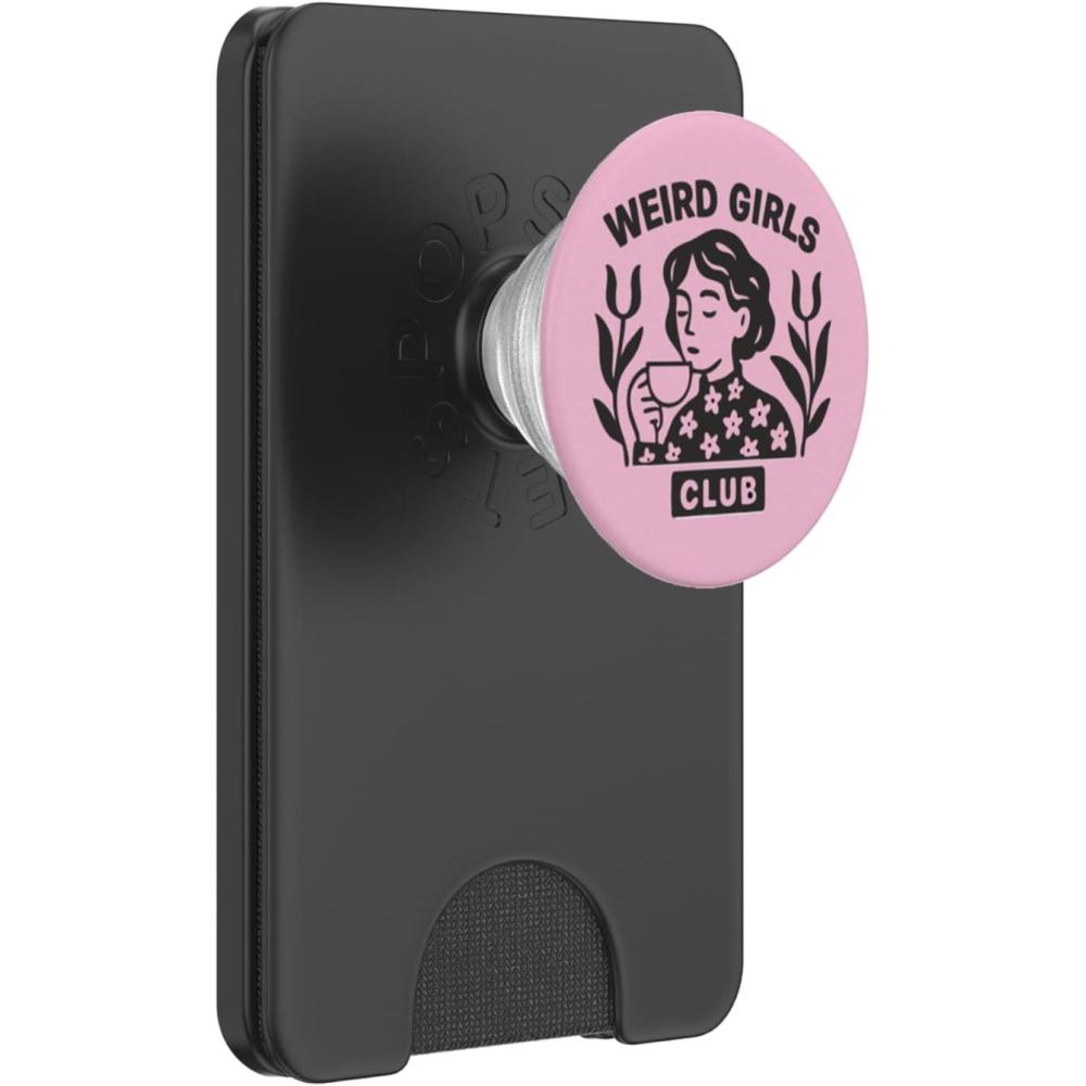 imagePopSockets Phone Grip Weird Girls Club PopSockets Adhesive PopGripMagnetic PopWallet