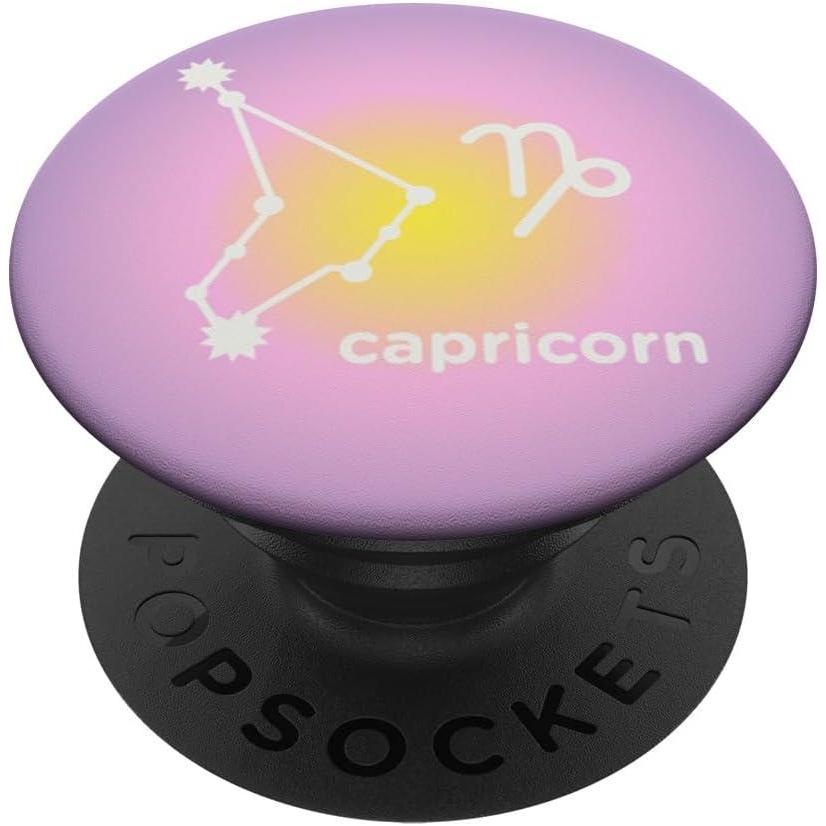 imagePopSockets Zodiac Phone Grip Capricorn Zodiac Sign PopSockets Adhesive PopGripAdhesive PopGrip