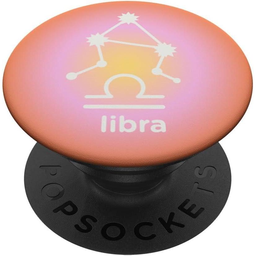 imagePopSockets Zodiac Phone Grip Libra Constellation PopSockets Adhesive PopGripAdhesive PopGrip