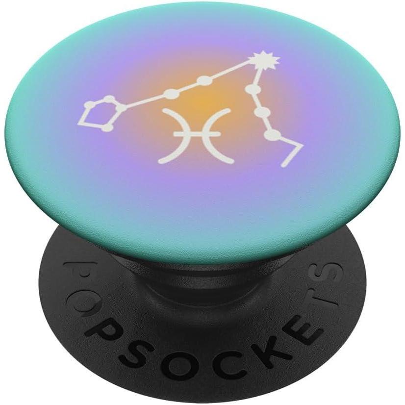 imagePopSockets Zodiac Phone Grip Pisces Star Sign PopSockets Adhesive PopGripAdhesive PopGrip