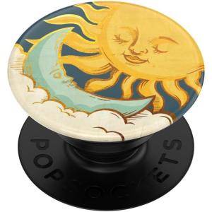 PopSockets Adhesive Phone Grip, Holder, Phone Stand, Plant-based – Translucent Comic Koi(Star Crossed Lovers)