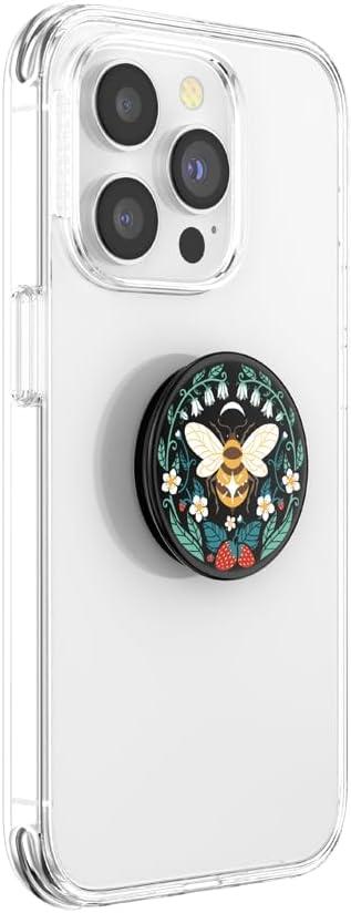 imagePopSockets Adhesive Phone Grip Holder Phone Stand Enamel Enamel Mariposa BloomBee Boho
