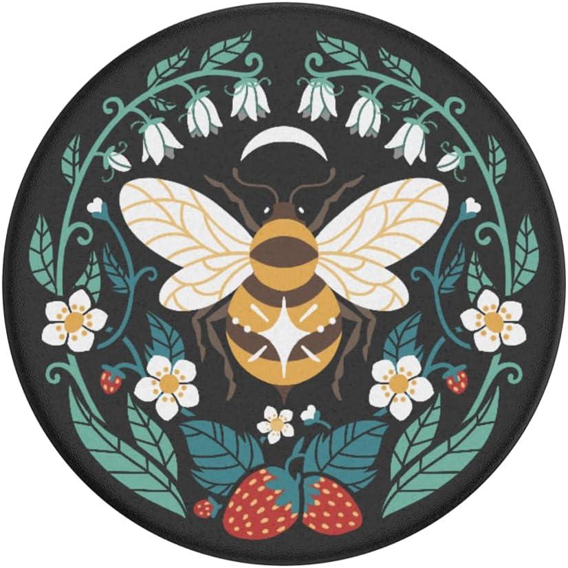 imagePopSockets Adhesive Phone Grip Holder Phone Stand Enamel Enamel Mariposa BloomBee Boho