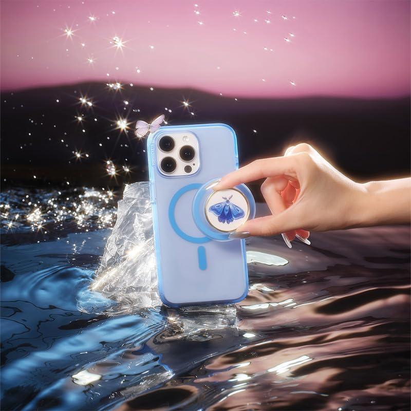 imagePopSockets Adhesive Phone Grip Holder Phone Stand Enamel Enamel Mariposa BloomEnamel Gossamer