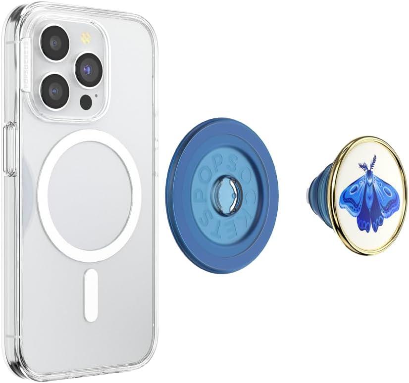 imagePopSockets Adhesive Phone Grip Holder Phone Stand Enamel Enamel Mariposa BloomEnamel Gossamer