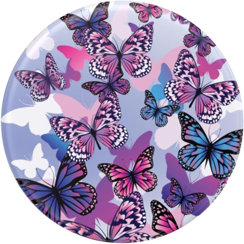imagePopSockets Adhesive Phone Grip Holder Phone Stand Enamel Enamel Mariposa BloomFlutterby