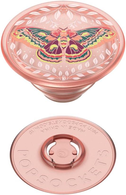 imagePopSockets Adhesive Phone Grip Holder Phone Stand Enamel Enamel Mariposa BloomMetamorphosis