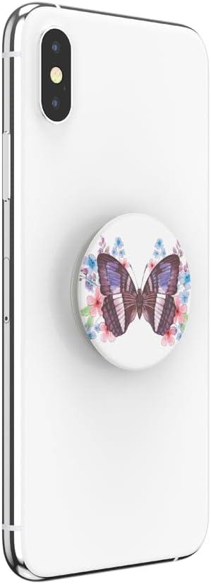 imagePopSockets Adhesive Phone Grip Holder Phone Stand Enamel Enamel Mariposa BloomSo Fly