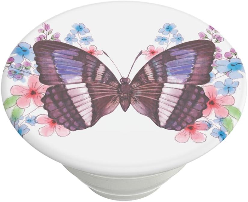 imagePopSockets Adhesive Phone Grip Holder Phone Stand Enamel Enamel Mariposa BloomSo Fly