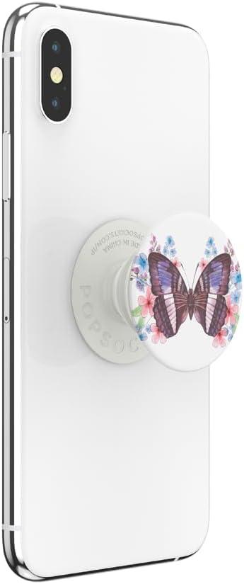 imagePopSockets Adhesive Phone Grip Holder Phone Stand Enamel Enamel Mariposa BloomSo Fly