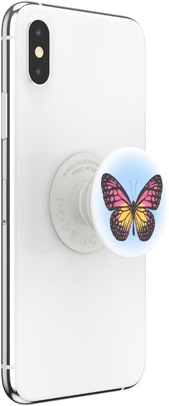 imagePopSockets Adhesive Phone Grip Holder Phone Stand Enamel Enamel Mariposa BloomWings of Desire