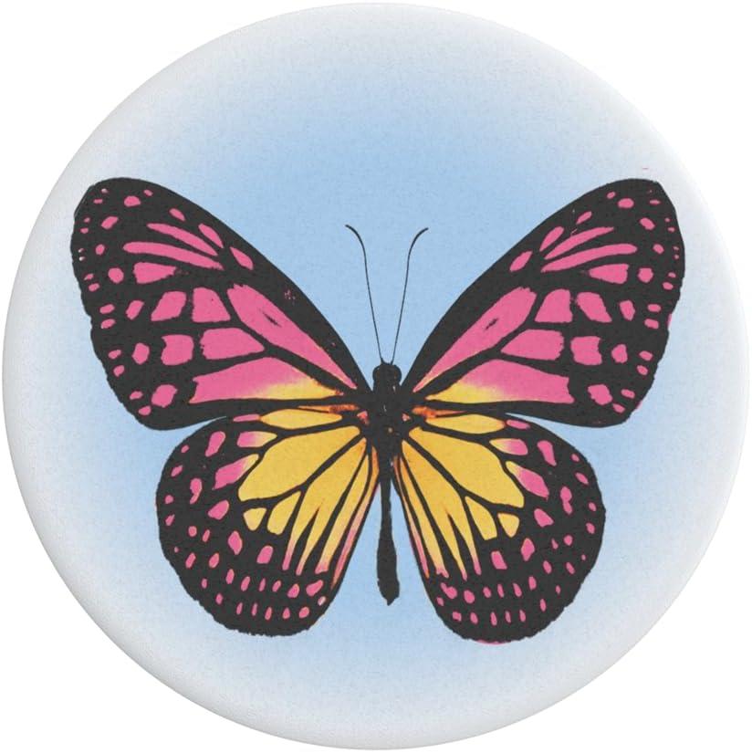 imagePopSockets Adhesive Phone Grip Holder Phone Stand Enamel Enamel Mariposa BloomWings of Desire
