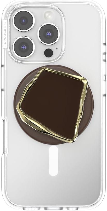 imagePopSockets Adhesive Phone Grip Holder Phone Stand Enamel Enamel OpalEnamel Cocoa Cut