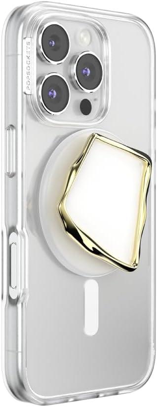imagePopSockets Adhesive Phone Grip Holder Phone Stand Enamel Enamel OpalEnamel Horchata Cut