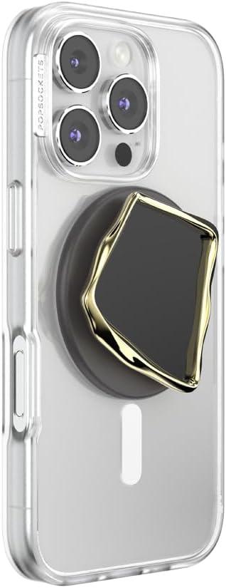 imagePopSockets Adhesive Phone Grip Holder Phone Stand Enamel Enamel OpalEnamel Obsidian Cut