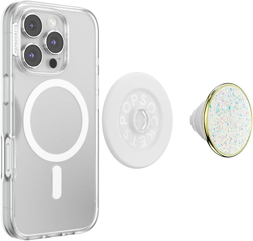 imagePopSockets Adhesive Phone Grip Holder Phone Stand Enamel Enamel OpalEnamel Opal