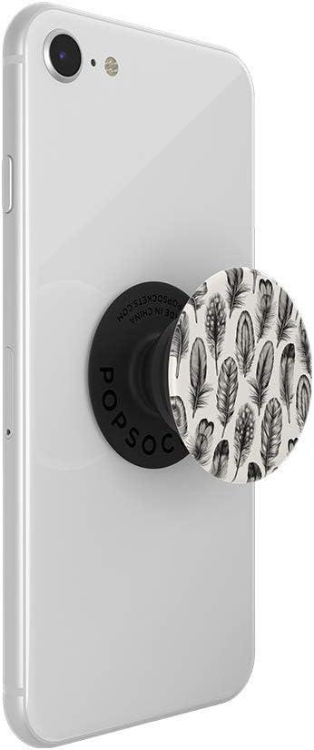 imagePopSockets Adhesive Phone Grip Holder Phone Stand Enamel Enamel Stamped BlackAviary