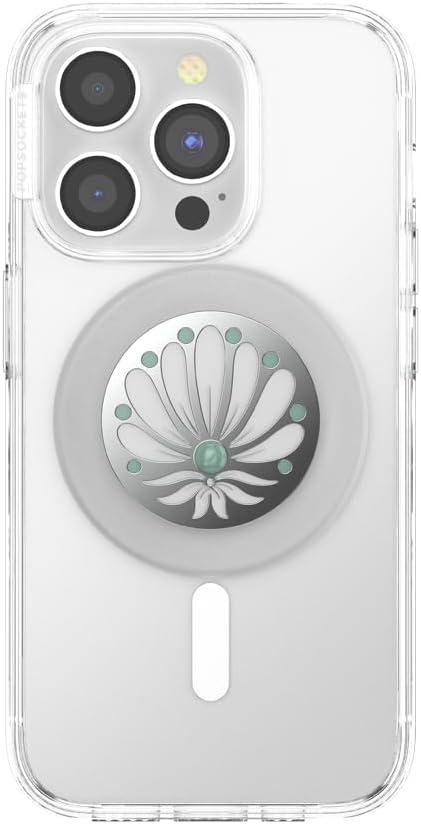 imagePopSockets Adhesive Phone Grip Holder Phone Stand Enamel Enamel Stamped BlackDesert Gem Bloom