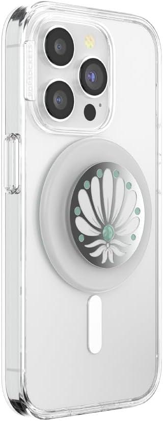 imagePopSockets Adhesive Phone Grip Holder Phone Stand Enamel Enamel Stamped BlackDesert Gem Bloom
