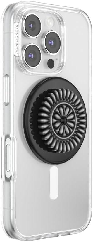 imagePopSockets Adhesive Phone Grip Holder Phone Stand Enamel Enamel Stamped BlackEnamel Stamped Black