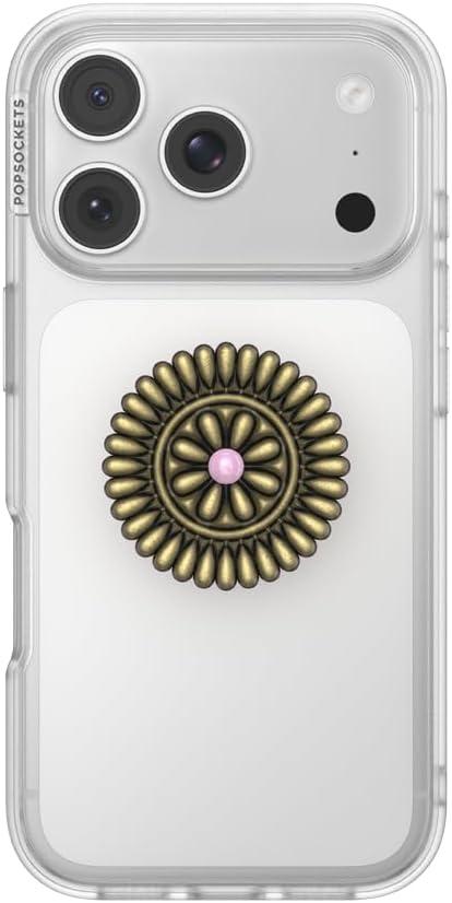 imagePopSockets Adhesive Phone Grip Holder Phone Stand Enamel Enamel Stamped BlackEnamel Stamped Pink Adhesive