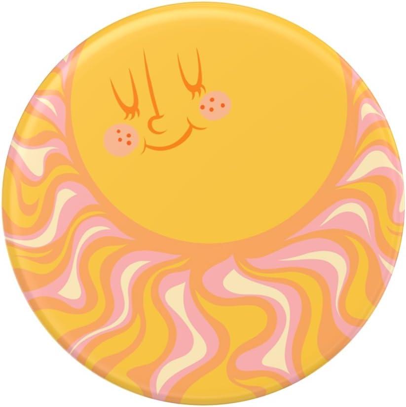 imagePopSockets Adhesive Phone Grip Holder Phone Stand Enamel Enamel Stamped BlackSunny Groove
