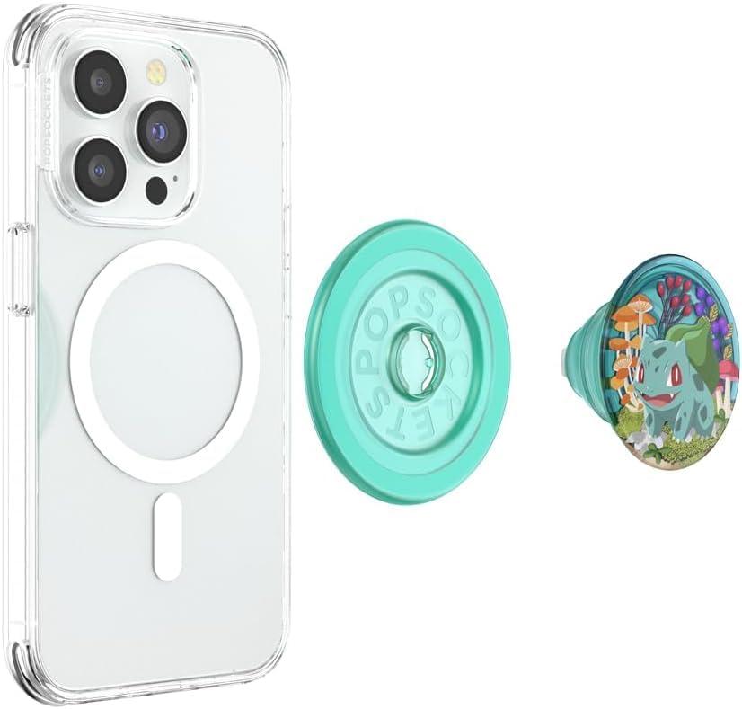 imagePopSockets Adhesive Phone Grip Holder Phone Stand Pokemon Mew WhimsyBulbasaur Mint