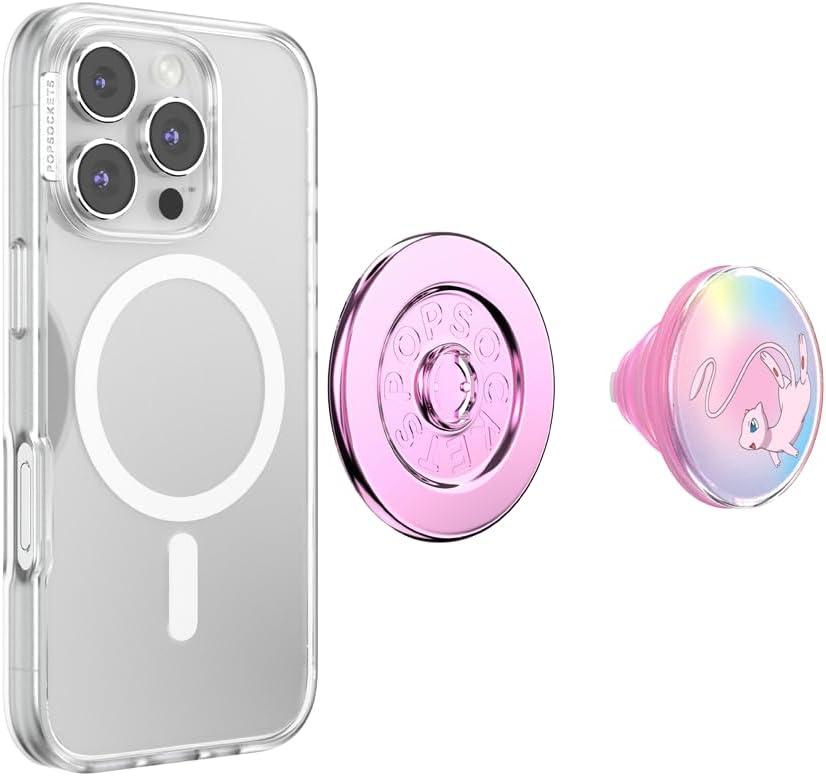 imagePopSockets Adhesive Phone Grip Holder Phone Stand Pokemon Mew WhimsyMew Whimsy