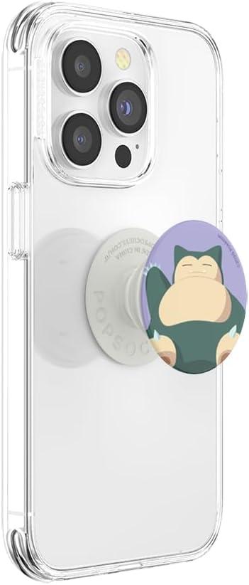 imagePopSockets Adhesive Phone Grip Holder Phone Stand Pokemon Mew WhimsySnorlax Knocked