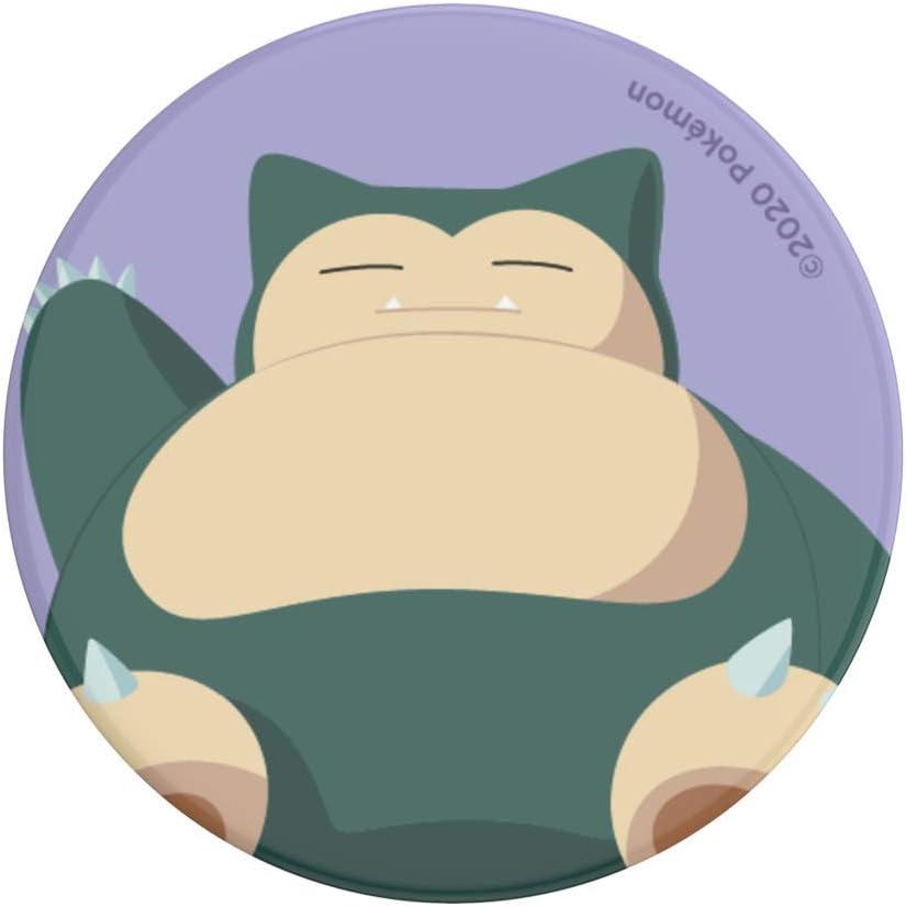 imagePopSockets Adhesive Phone Grip Holder Phone Stand Pokemon Mew WhimsySnorlax Knocked