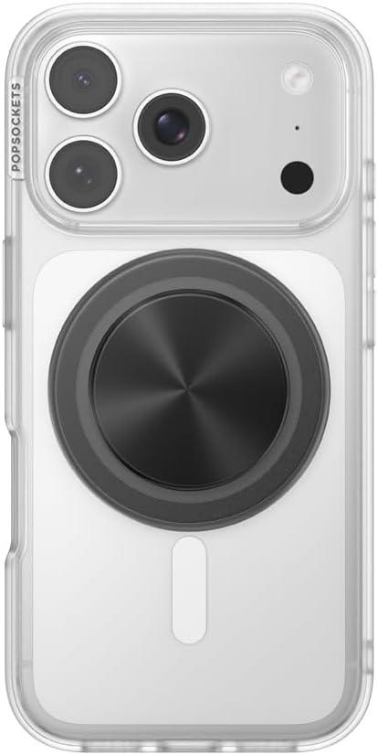 imagePopSockets Adhesive Phone Grip Holder Phone Stand Spinner Black Radial BackspinBlack Radial