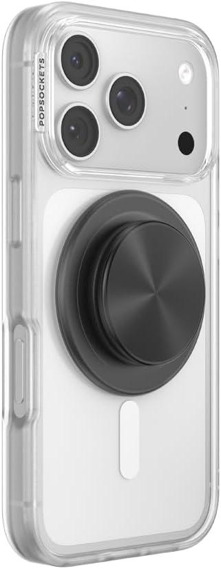 imagePopSockets Adhesive Phone Grip Holder Phone Stand Spinner Black Radial BackspinBlack Radial