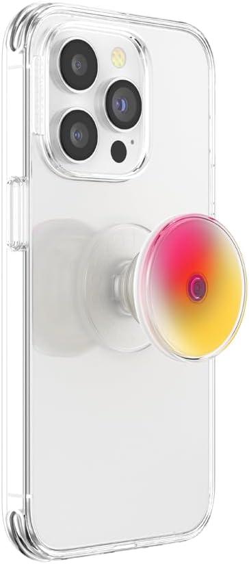 imagePopSockets Adhesive Phone Grip Holder Phone Stand Spinner Black Radial BackspinPrism