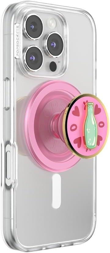 imagePopSockets Adhesive Phone Grip Holder Phone Stand Spinner Black Radial BackspinSpin the Bottle