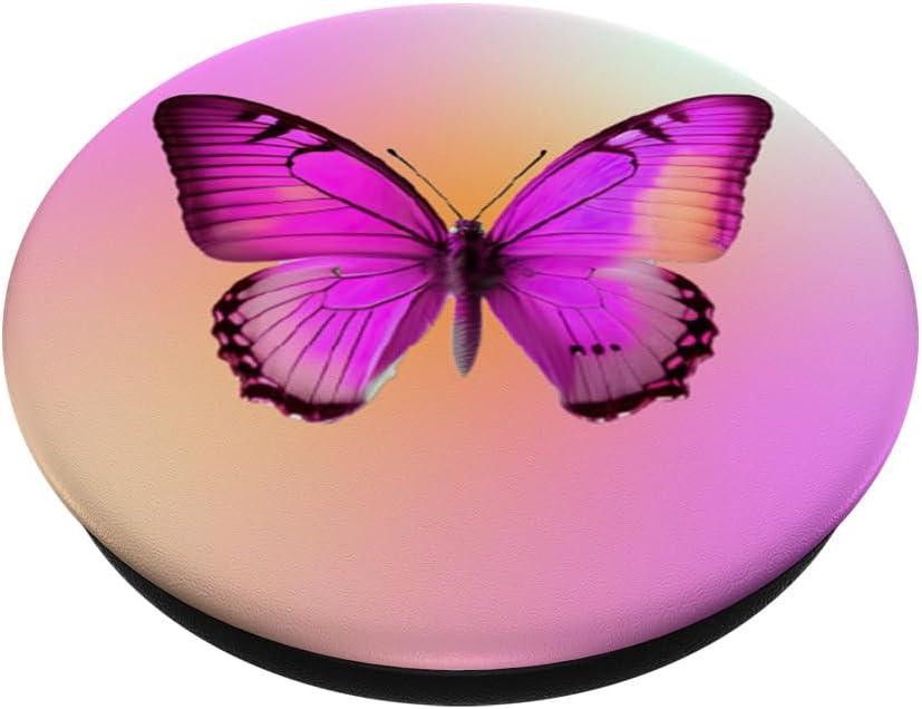 imagePopSockets Butterfly Phone Grip Sunrise Flutterfly PopSockets PopGrip for MagSafeAdhesive PopGrip