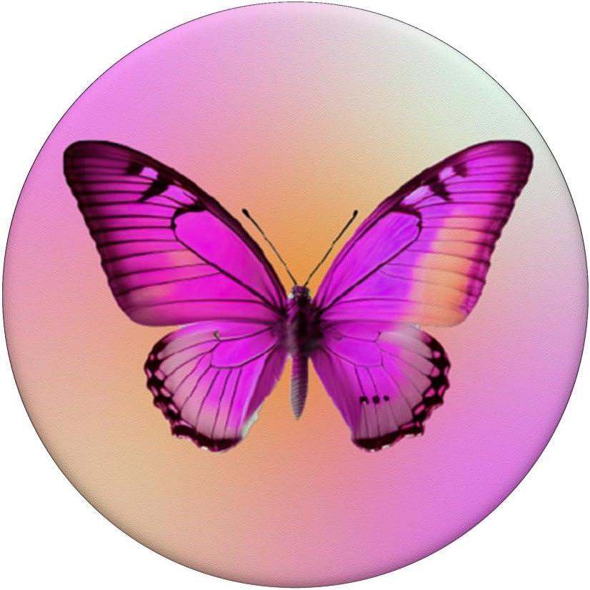 imagePopSockets Butterfly Phone Grip Sunrise Flutterfly PopSockets PopGrip for MagSafeAdhesive PopGrip