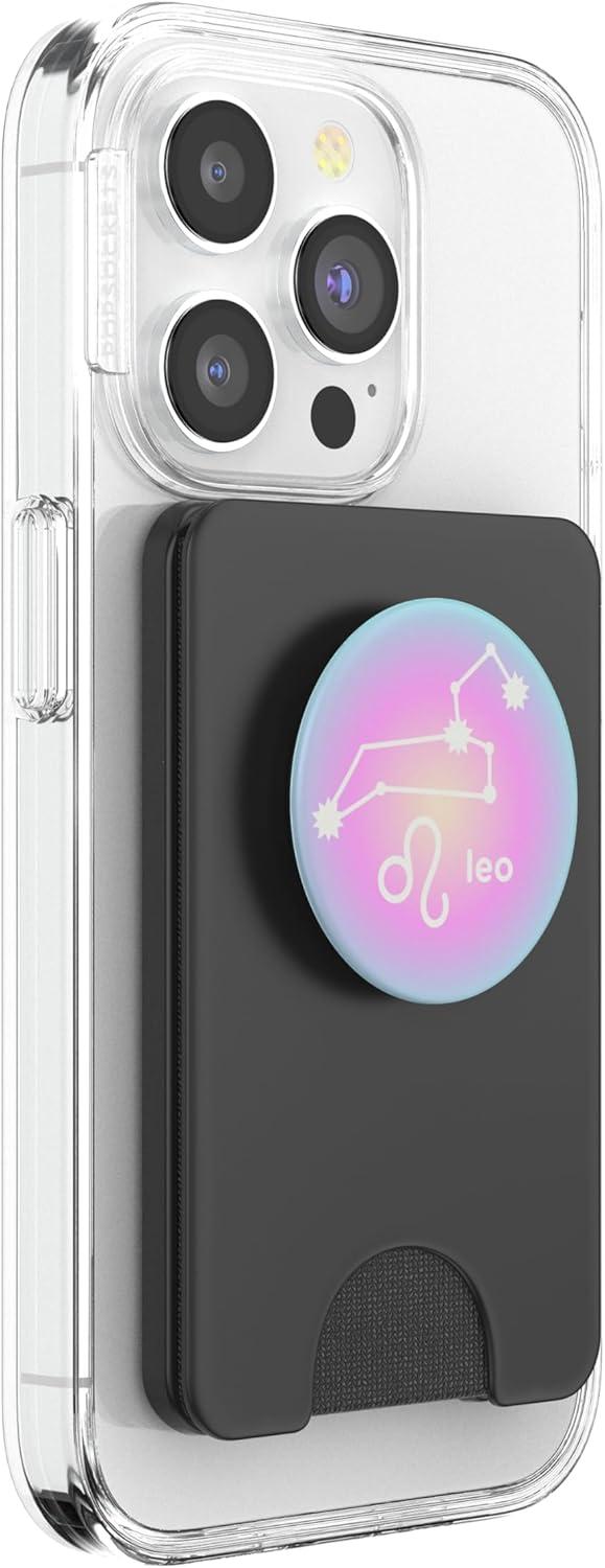 imagePopSockets Zodiac Phone Grip Leo Constellation PopSockets PopGrip for MagSafeMagnetic PopWallet