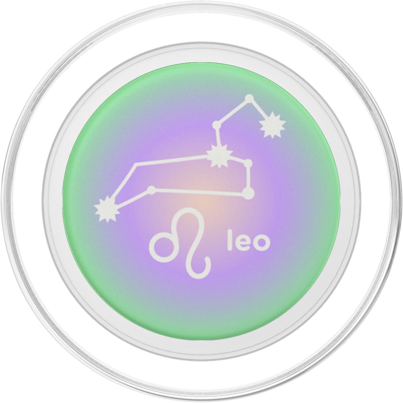 imagePopSockets Zodiac Phone Grip Leo Zodiac Sign PopSockets PopGrip for MagSafeMagnetic PopGrip