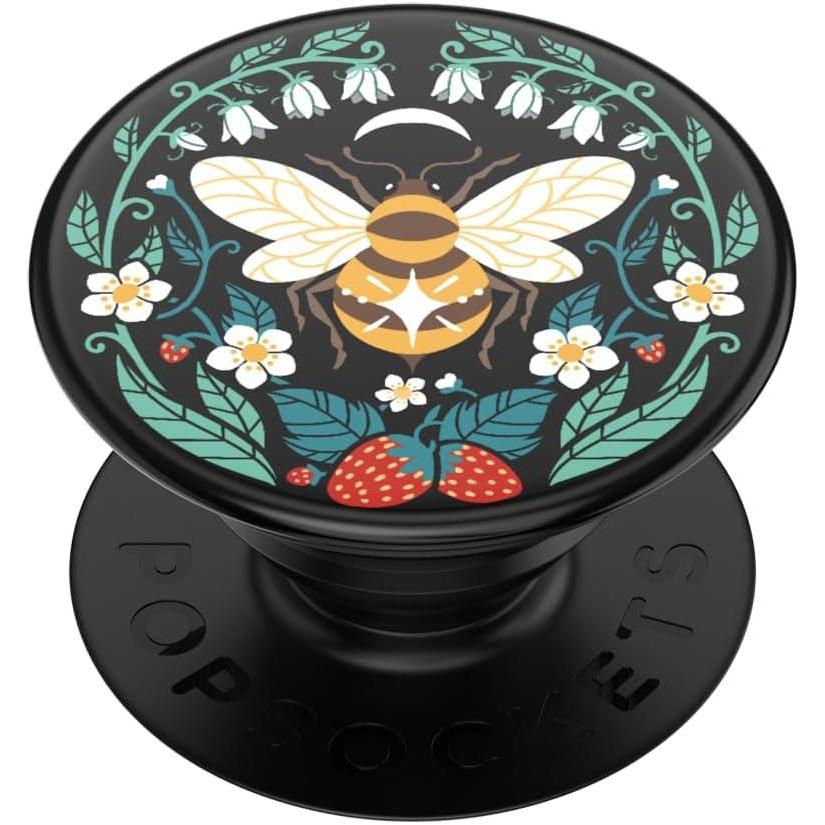 imagePopSockets Adhesive Phone Grip Holder Phone Stand Enamel Enamel Mariposa BloomBee Boho