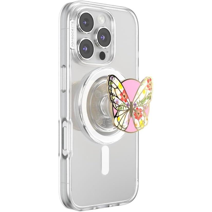 imagePopSockets Adhesive Phone Grip Holder Phone Stand Enamel Enamel Mariposa BloomMariposa Bloom