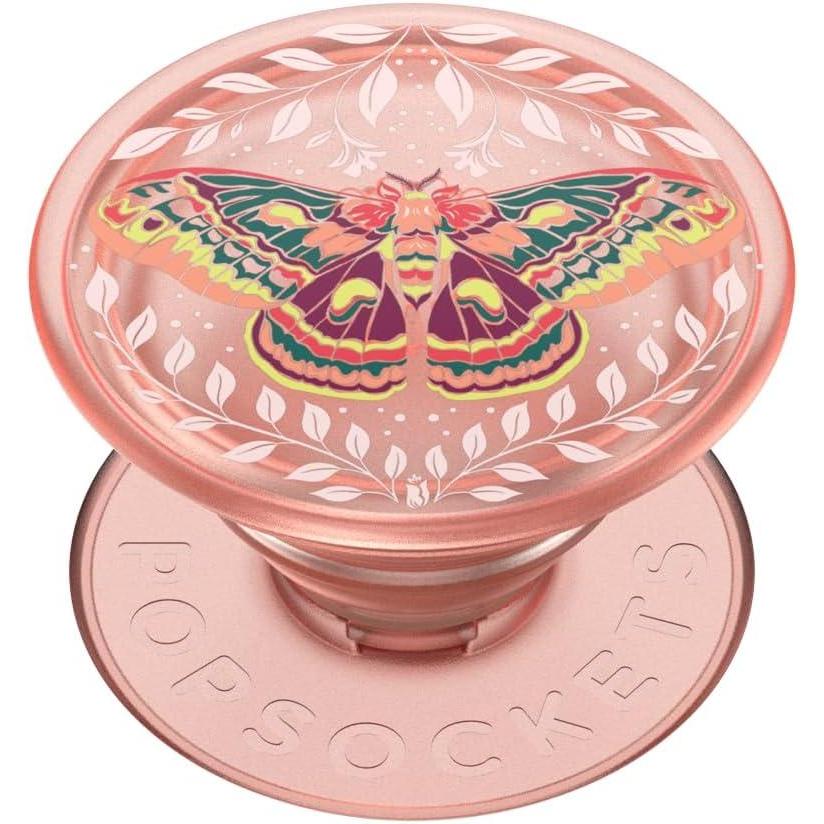 imagePopSockets Adhesive Phone Grip Holder Phone Stand Enamel Enamel Mariposa BloomMetamorphosis