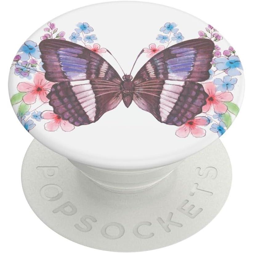 imagePopSockets Adhesive Phone Grip Holder Phone Stand Enamel Enamel Mariposa BloomSo Fly