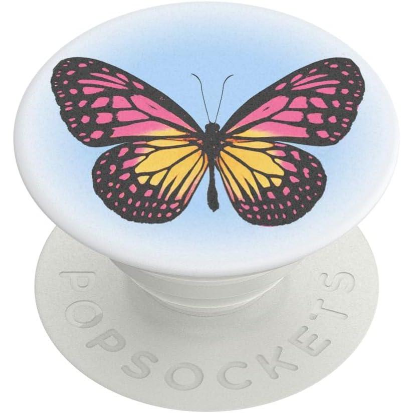 imagePopSockets Adhesive Phone Grip Holder Phone Stand Enamel Enamel Mariposa BloomWings of Desire