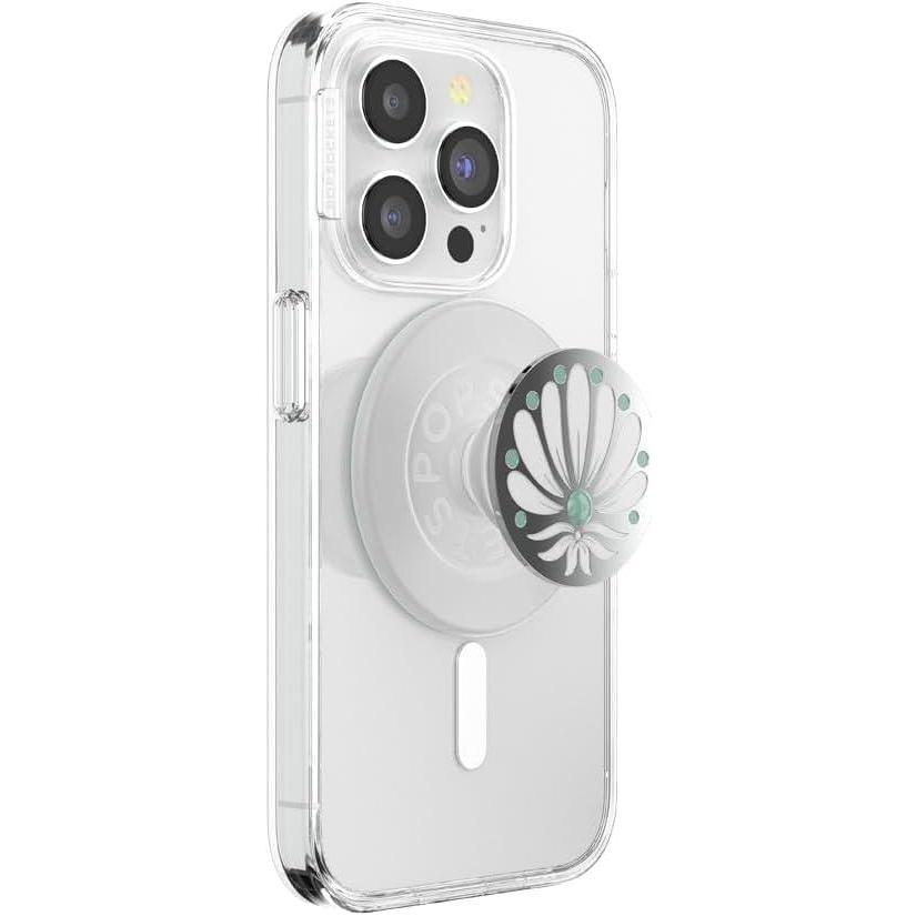 imagePopSockets Adhesive Phone Grip Holder Phone Stand Enamel Enamel Stamped BlackDesert Gem Bloom
